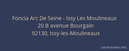 Foncia Arc De Seine - Issy Les Moulineaux