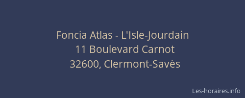 Foncia Atlas - L'Isle-Jourdain