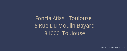 Foncia Atlas - Toulouse