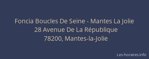 Foncia Boucles De Seine - Mantes La Jolie