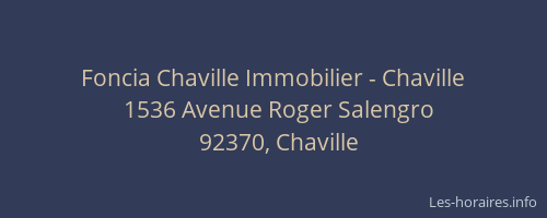 Foncia Chaville Immobilier - Chaville