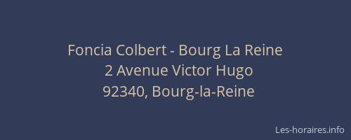 Foncia Colbert - Bourg La Reine