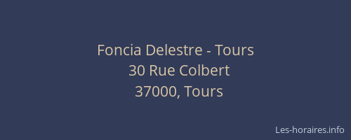 Foncia Delestre - Tours