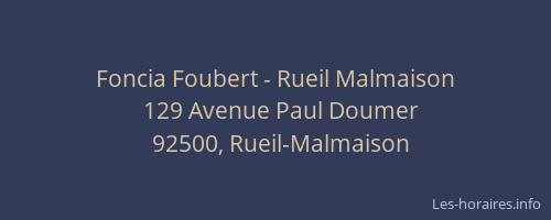 Foncia Foubert - Rueil Malmaison