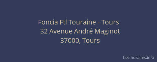 Foncia Ftl Touraine - Tours