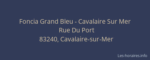 Foncia Grand Bleu - Cavalaire Sur Mer