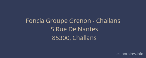 Foncia Groupe Grenon - Challans