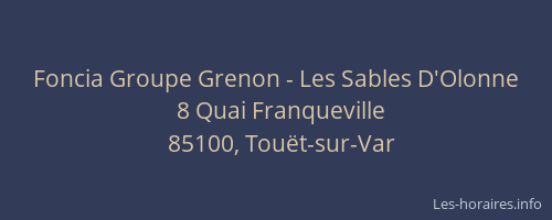 Foncia Groupe Grenon - Les Sables D'Olonne