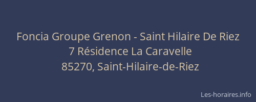 Foncia Groupe Grenon - Saint Hilaire De Riez