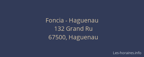 Foncia - Haguenau