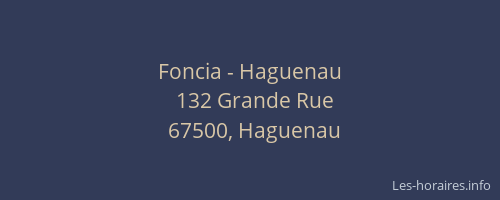 Foncia - Haguenau