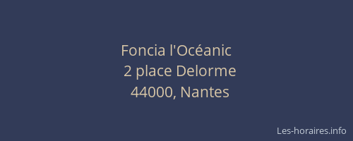 Foncia l'Océanic