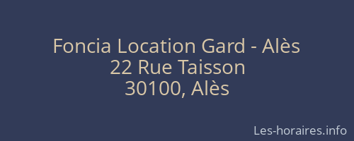 Foncia Location Gard - Alès