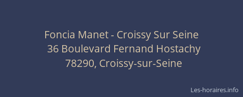 Foncia Manet - Croissy Sur Seine