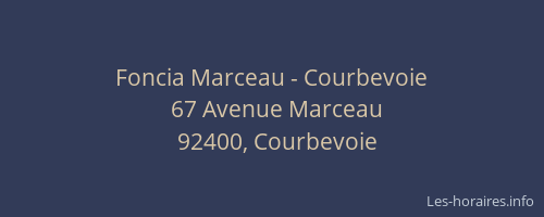 Foncia Marceau - Courbevoie