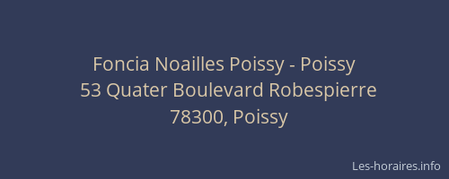 Foncia Noailles Poissy - Poissy
