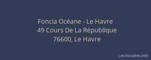 Foncia Océane - Le Havre