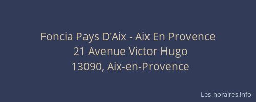 Foncia Pays D'Aix - Aix En Provence