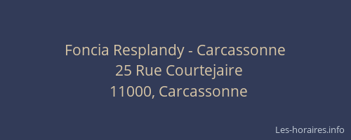 Foncia Resplandy - Carcassonne