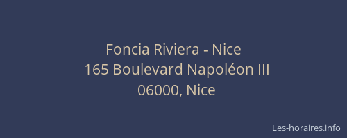 Foncia Riviera - Nice