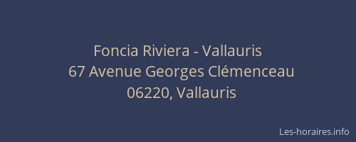 Foncia Riviera - Vallauris
