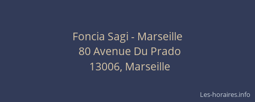 Foncia Sagi - Marseille