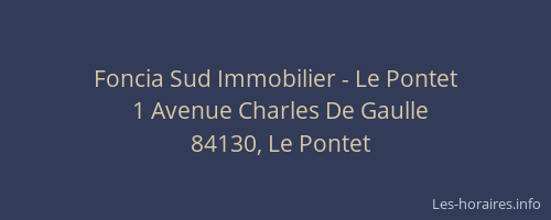 Foncia Sud Immobilier - Le Pontet