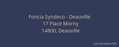 Foncia Syndeco - Deauville