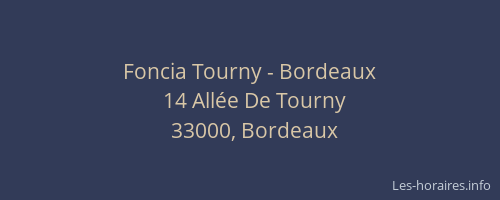 Foncia Tourny - Bordeaux