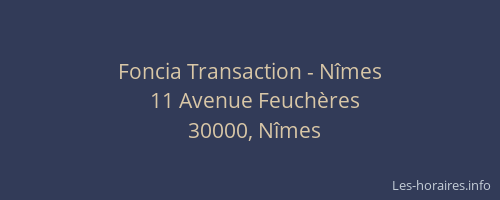 Foncia Transaction - Nîmes