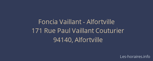 Foncia Vaillant - Alfortville