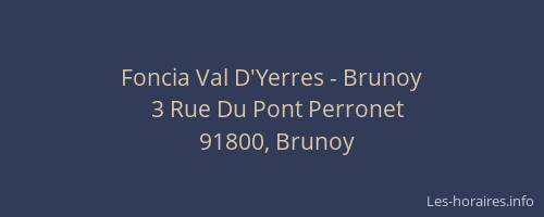 Foncia Val D'Yerres - Brunoy