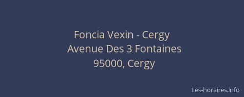 Foncia Vexin - Cergy