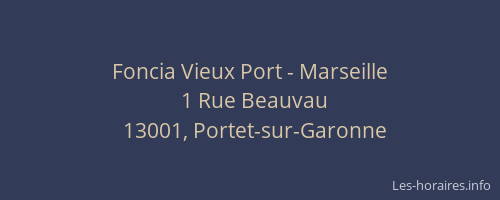 Foncia Vieux Port - Marseille