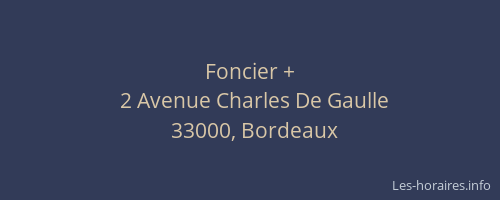Foncier +