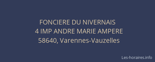 FONCIERE DU NIVERNAIS