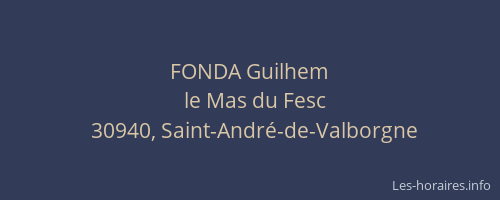 FONDA Guilhem