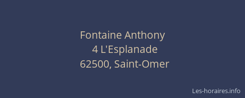 Fontaine Anthony