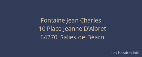 Fontaine Jean Charles