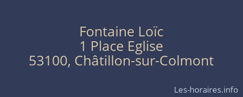 Fontaine Loïc