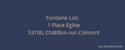 Fontaine Loïc