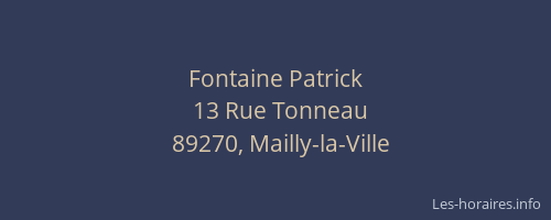 Fontaine Patrick
