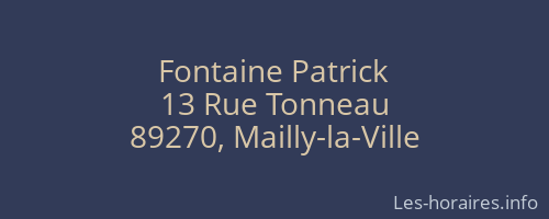Fontaine Patrick
