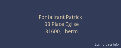 Fontalirant Patrick