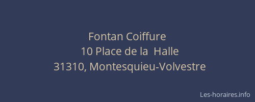 Fontan Coiffure