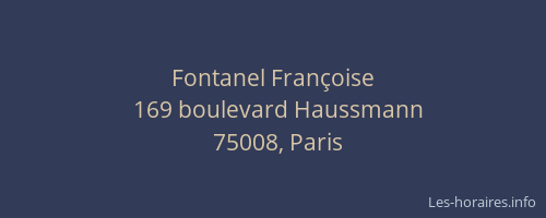 Fontanel Françoise