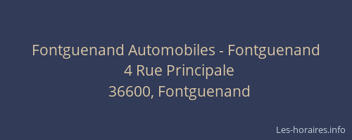 Fontguenand Automobiles - Fontguenand