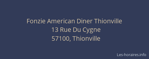 Fonzie American Diner Thionville