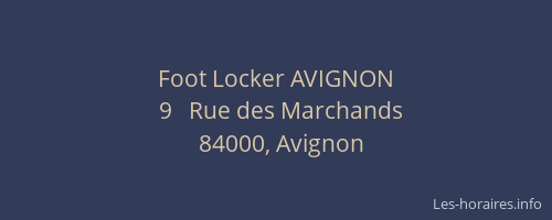 Foot Locker AVIGNON