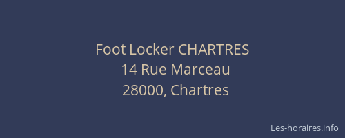 Foot Locker CHARTRES